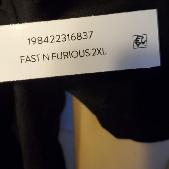 Universal City Studios Fast & Furious Black Graphic T-Shirt Men's 2XL Unisex NWT - Picture 6 of 6